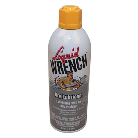 Dry Lubricant For Liquid Wrench L512, Size 11 Oz Lawn Mowers
